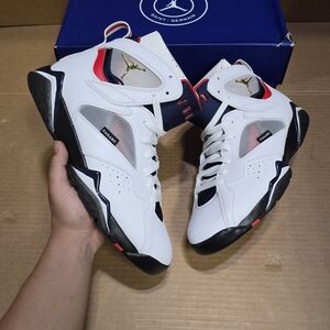 Jordan Men’s Athletic Shoes White Black Red